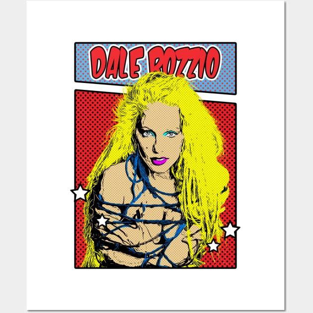 Dale Bozzio 90s Pop Art Comic Style Wall Art by Flasher